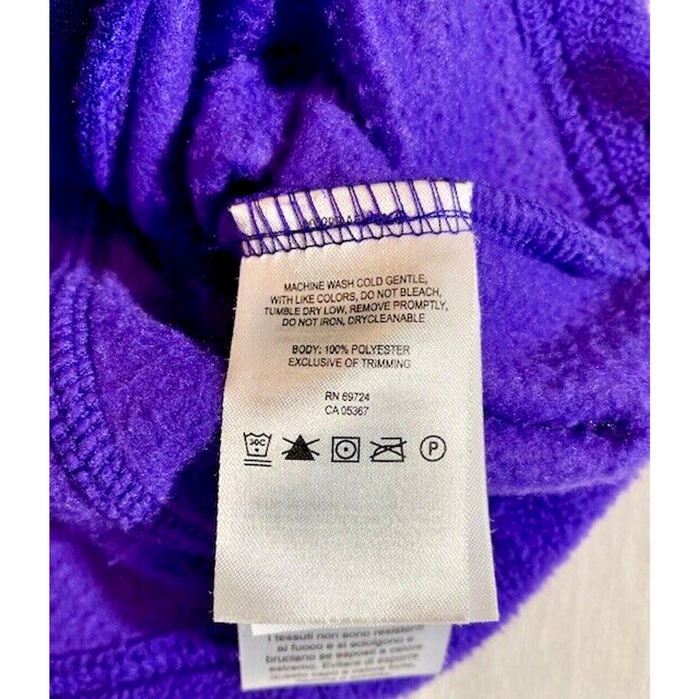 Womens Columbia Fleece Sweater Medium Purple Full Zip - Picture 8 of 11